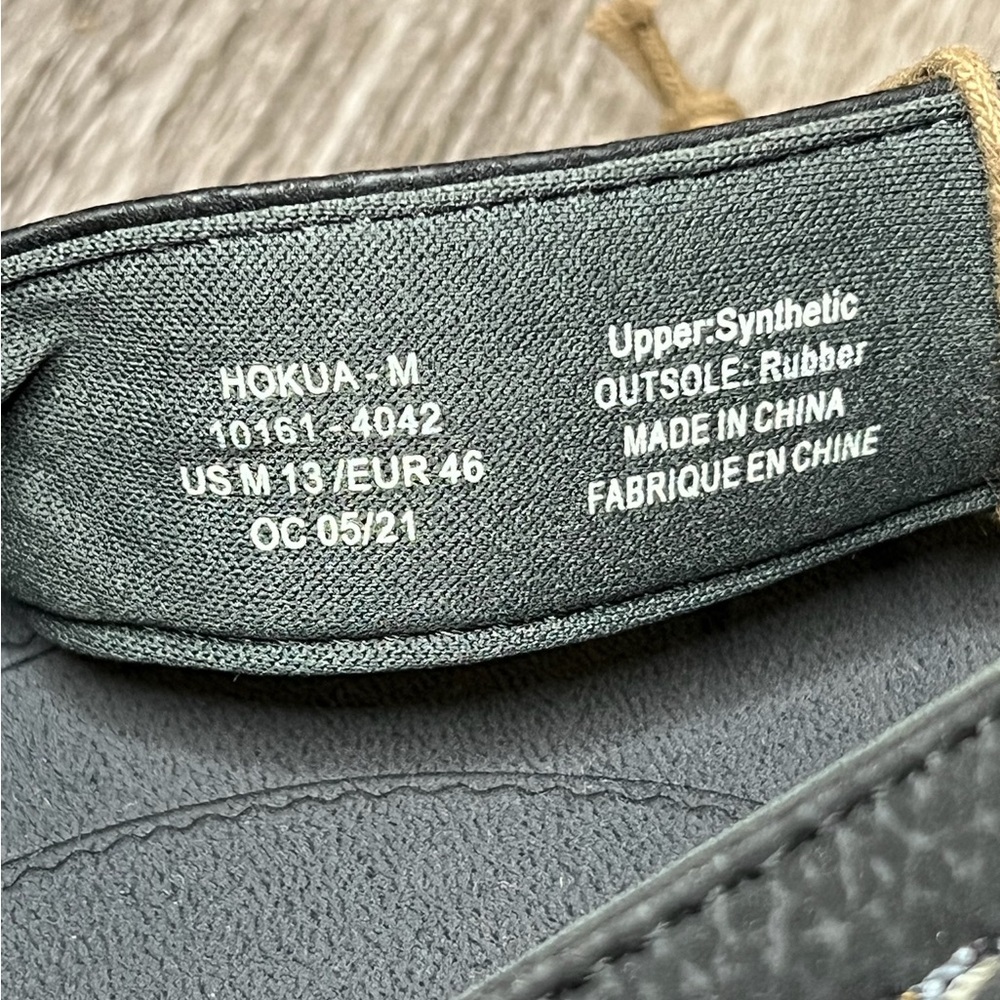 OluKai Men’s Ohana Flip Flop Thong Sandal Black/Dark Shadow US Size 13 - Picture 7 of 7
